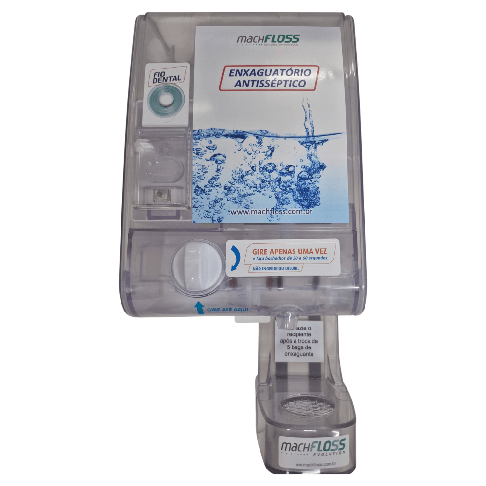 Dispenser Machfloss Evolution 3 em 1 - Transparente